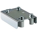 Comunello schuifpoortgeleider - Ø30mm - 35-62 mm - Elektrolytisch verzinkt