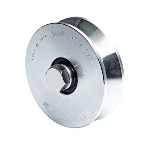 Comunello Laufrolle für Schiebetore mit V-nut
