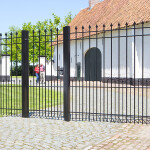 Locinox sierpoort scharnierset – M27 – Voor koker 50 x 50