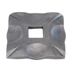 Grande Forge afdekrozet 85x85 mm gat 25 mm