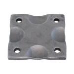 Grande Forge afdekrozet 85×85 mm met bevestigingsgaten