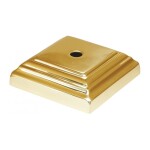 Grande Forge afdekrozet verguld 85×85 mm gat Ø10 mm