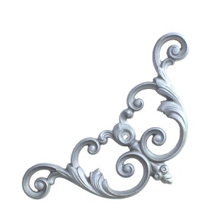 Grande Forge Aluminium-Zierornament – 260 × 260 mm