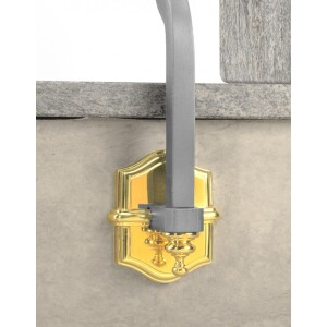 Grande Forge Geländerhalterung 90 x 120mm – Vergoldet