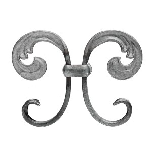 Grande Forge Zierelement – 180 × 130 mm – 14 × 6 mm