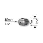 Grande Forge sierhuls 27x35 mm gat 16 mm