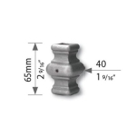 Grande Forge sierhuls 65x40 mm gat 16 mm