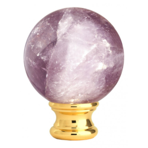 Grande Forge ZierKopff Amethyste – Vergoldet Ø54mm