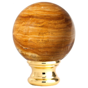 Grande Forge ZierKopff Onyx Braun – Messing Ø54mm