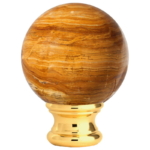 Grande Forge sierkop Onyx Braun - Verguld Ø54 mm