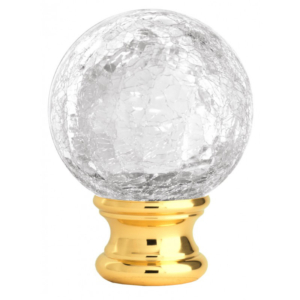 Grande Forge ZierKopff bleikristal – Vergoldet Ø54mm