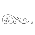 Grande Forge sierornament 225×750 mm / 20×6 mm