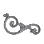 Grande Forge sierornament 235×130 mm links