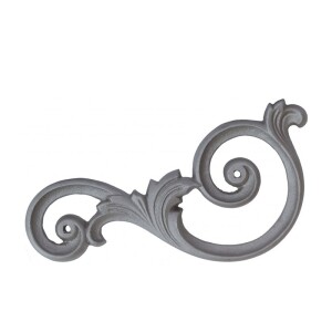 Grande Forge Schmiedeeisen Zierornament – 235 × 130 mm – Rechts