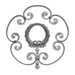 Grande Forge sierornament 530×545 mm / 16×8 mm