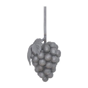 Grande Forge Schmiedeeisen Zierornament mit Weintraubenmotiv – 110 mm hoch