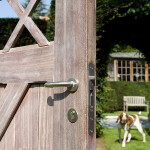 Locinox H-WOOD insteekslot voor houten poorten – RVS