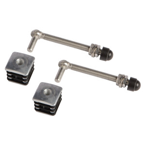 Locinox GBM12 Gartentor-Scharniere – M12 – 130mm – Set (2 stück)