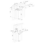 Locinox LION poortsluiter maatvoering