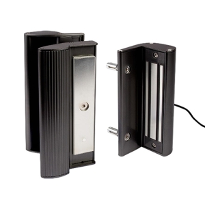 Locinox MAG3000 Magnetschloss mit griff – 300 kg – 12V/24V AC/DC – RAL 9005