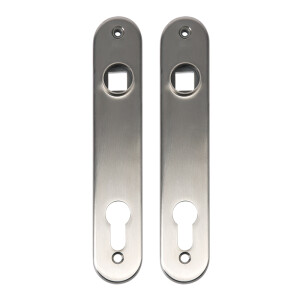 Locinox Edelstahl Türschilder – Für Einsteckschloss – Set (2 stück)