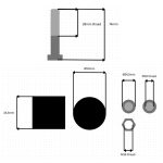 Maatvoering Comunello geleiderol 230-
