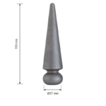 Grande Forge hekpunt 110 mm – Ø27 mm