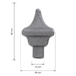 Grande Forge hekpunt 40×60 mm – 14 mm