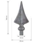 Grande Forge hekpunt 65×145 mm – 14 mm