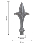 Grande Forge hekpunt 85×185 mm – Ø20 mm