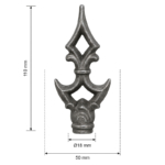 Hekpunt 50×110 mm – Ø18 mm