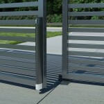 Locinox SABO grondstop – schroefbaar voor poorten – Niet gecentreerd