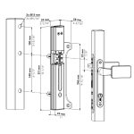 Maatvoering Locinox Modulec SF