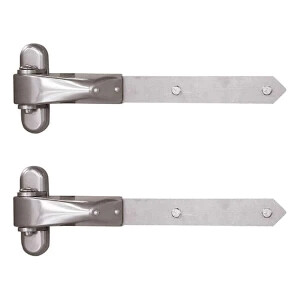 Locinox Vandalismussicher 4D Torbänder – Edelstahl – für houten Tore  – Set (2 stück)