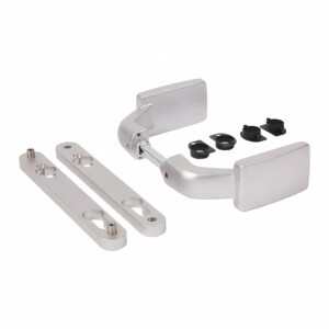 Locinox Drückergarnitur – Eloxiert aluminium – feste und/oder rotierende bewegung