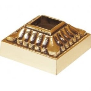 Grande Forge Abdeckrosette Messing 50 x 50mm Loch 16mm