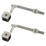 Locinox GBM16-DP tuinpoortscharnieren - M16 - 160 mm - Set (2 stuks)
