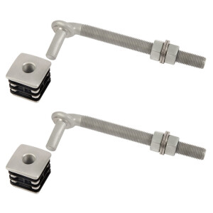 Locinox GBM16-DP Gartentorscharniere – M16 – Set (2 Stück)