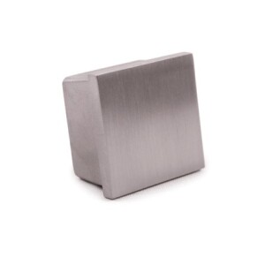 Quadratisch Endkappe Edelstahl 40 x 40 x 2,0mm.