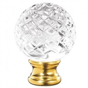 Grande Forge ZierKopff bleikristal – Messing Ø54mm