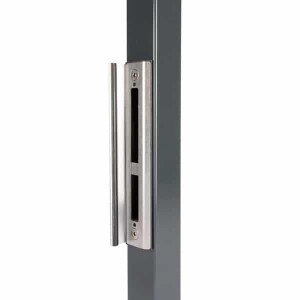 Locinox SHKM hybrid Aufbau-Schlossfänger – Für Einsteckschlösser – silber