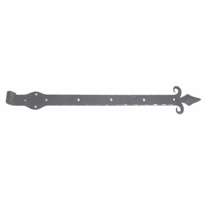 Handgeschmiedete Torband zier – Unbehandelt – 740 x 40 x 8mm – Ø16,5