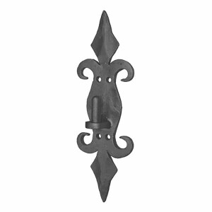 Handgeschmiedete KlobenFlacheste – Unbehandelt – 328 x 110 x 8 – Ø16
