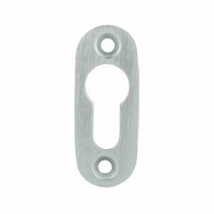 Bever Rosette für Profilzylinder – Oval – Aluminium