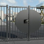 Locinox afschermkap SHROUD-LA – Voor poortsloten – Mat zwart