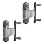 Locinox 3-dimensioneel regelbaar scharnier – RVS- Set (2 stuks)