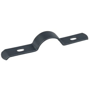 Langscheinzelhalter für Doppelstabmatte Befestigung – Verzinkt – 60mm – RAL 7016