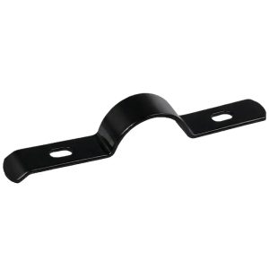 Langscheinzelhalter für Doppelstabmatte Befestigung – Verzinkt – 60mm – RAL 9005