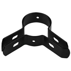 Eckhalter Langschnabel für Doppelstabmatte Befestigung – Verzinkt – 60mm – RAL 9005
