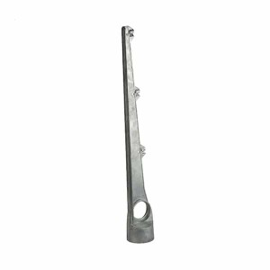 Stacheldrahthalter 3 – Gewinde recht – Aluminium – 60mm